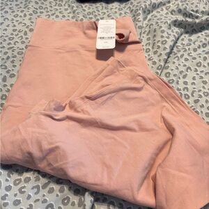 Blush Pink High-Waist bike shorts xxl